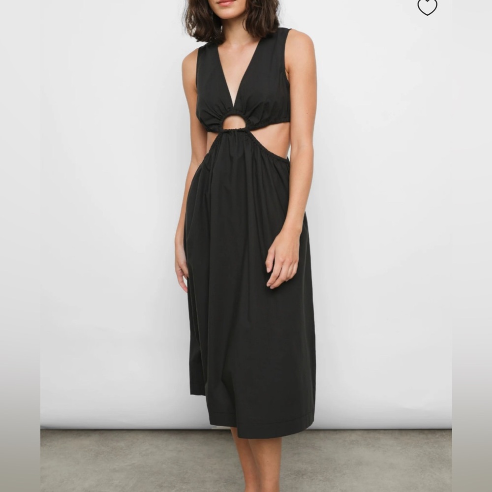 Rails Rizzo Black Cutout Keyhole Dress